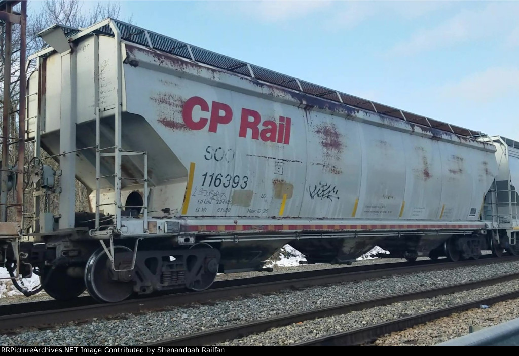 Old Canadian Pacific hopper